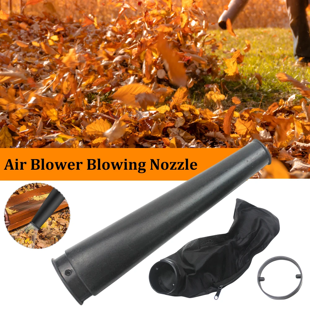 Vacuum Blowing Nozzle Electric Dust Collector Leaf Dust Blowing Pipe Nozzle With Dust Blower Bag Cleaning Accessories