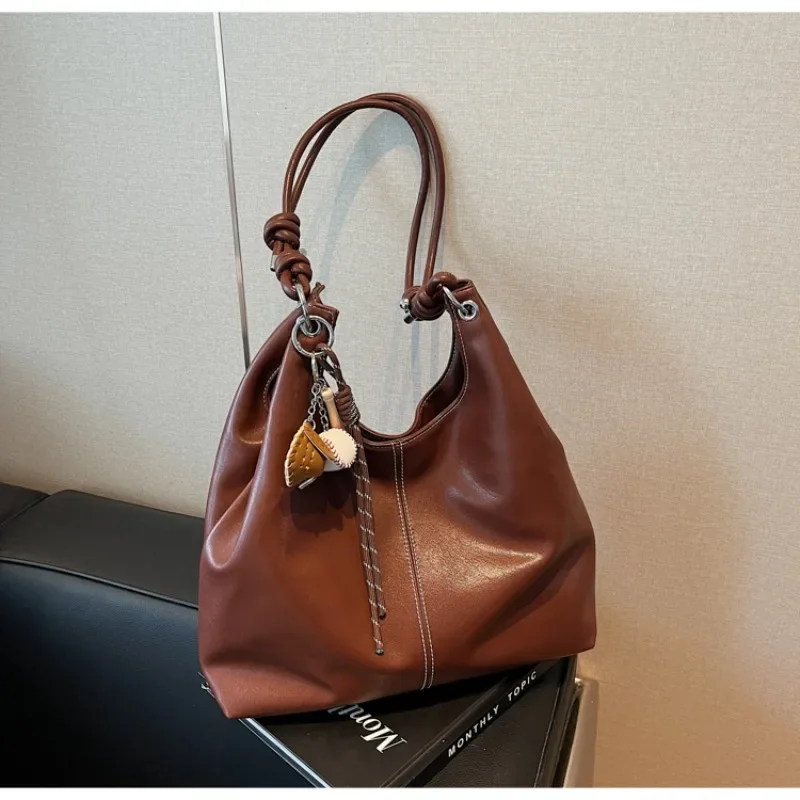 Сумка-тоут в стиле ретро зима 2024 сетчатая простая и модная женская сумка на одно