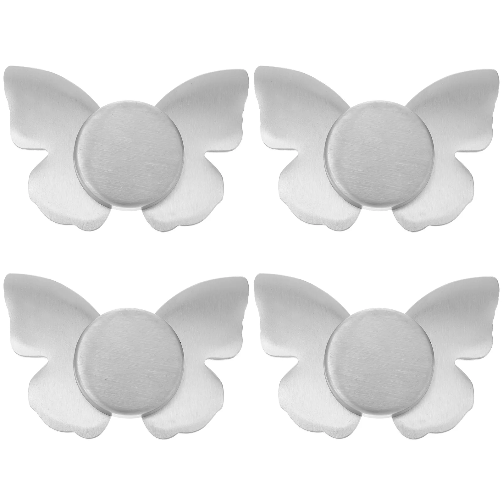 

4Pcs Stainless Steel Table Cloth Pendant Christmas New Year Party Tablecloth Weights Pendant Table Cloth Windproof Fixator 7x5cm