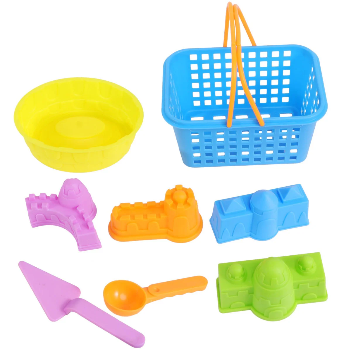 

8 Pcs Beach Toys Kids Childern Sand 8pcs Playing Set Castle Molds Children Baby