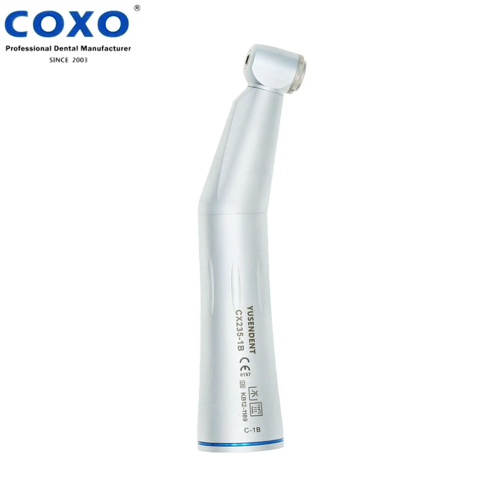COXO YUSENDENT Dental Inner Water 1:1 Low Speed Contra Angle Handpiece CX235-1B