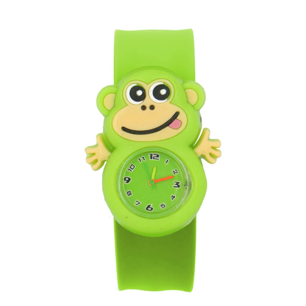 

Interesting Patted Table Toys Birthday Silicone Tape Gift Multi-color Student Children Watch Wrist 3D Annimals Cartoon Pattern