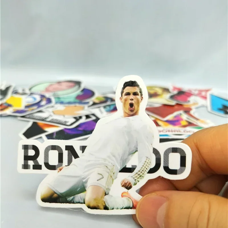 50 шт., наклейки на стену Мадрид, водостойкие, с изображением Криштиану Роналду