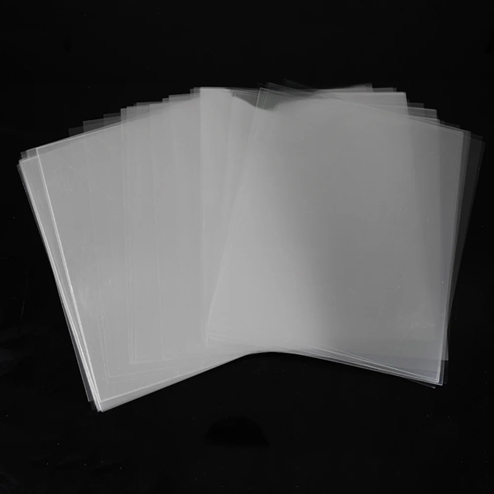 

12PCS Transparent Plastic Films PET Sheets Convenient Insulating Strips for Home Window (A4 Size)