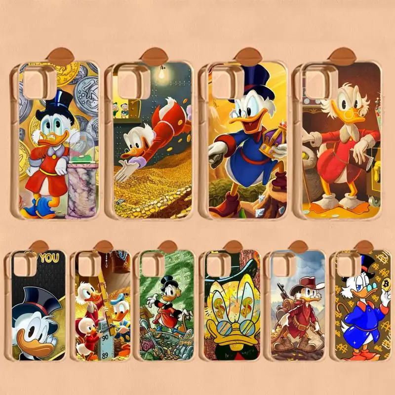 

Scrooge McDuck Phone Case For iPhone 14 11 12 13 Mini Pro XS Max Cover 6 7 8 Plus X XR SE 2020 Funda Shell