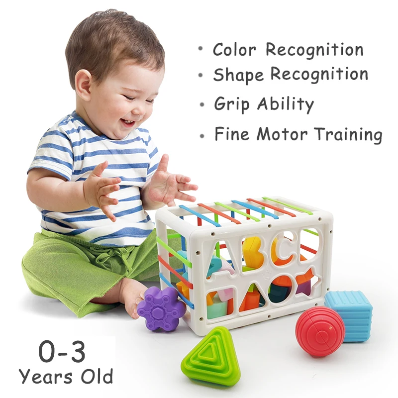

Игрушки для сортировки в форме ребенка, детские развивающие игрушки Монтессори, красочные детские игрушки с эластичными лентами для мелкой...