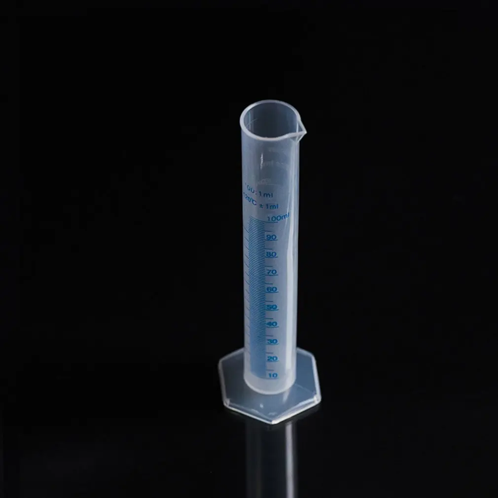 

Пластиковый измерительный цилиндр 250 мл, измерительный цилиндр с синей линией, устойчивый к кислотам и щелочам, мерный цилиндр Pp