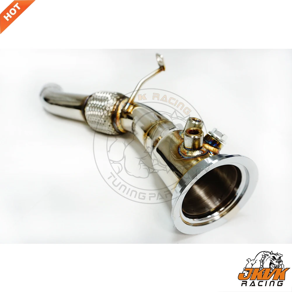 JKVK RACING SS304 выхлопная труба без катка для E90 E60 330D 325D 530D M57 N2