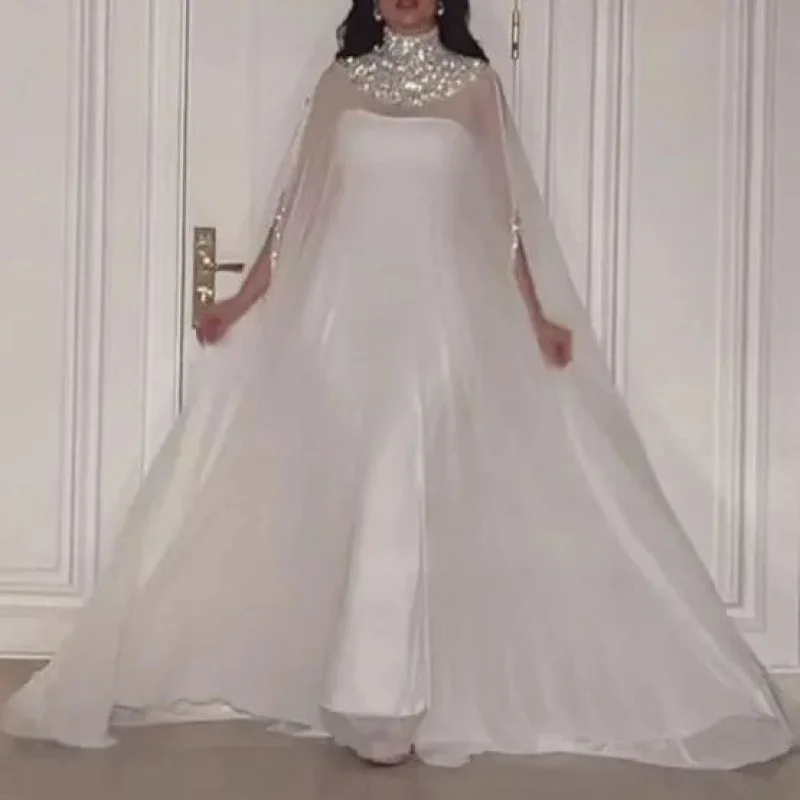 Женское шифоновое платье с блестками повседневное однотонное длинное длинным