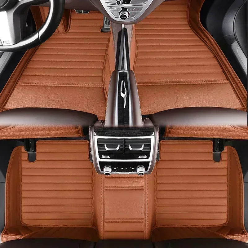 Из искусственной кожи полное покрытие под заказ автомобильные коврики для Ford S-Max