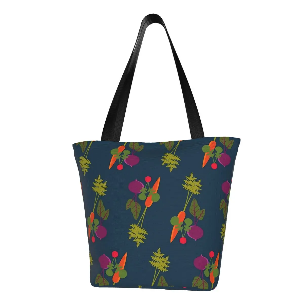 

Radishes Print Shopper Bag Vegetable Medley Work Handbags Ladies Print Shoulder Bag Aesthetic Cloth Tote Bag
