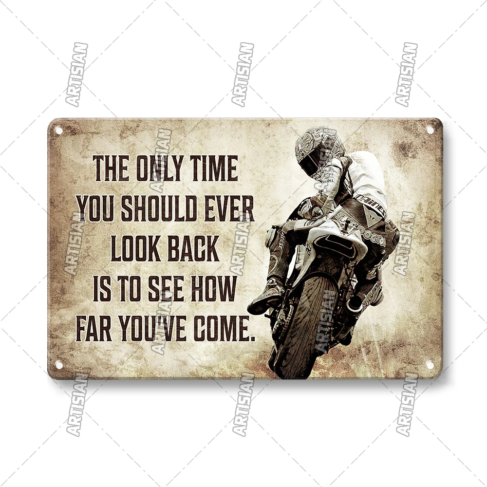 

Металлическая вывеска ARTISIAN Ржавый мотоцикл