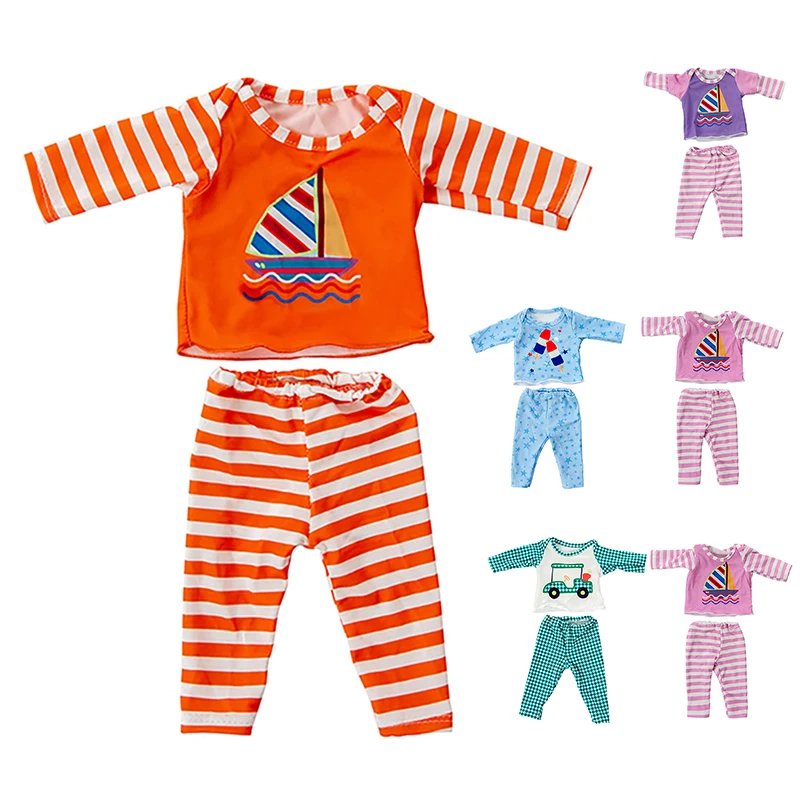 

-Fit For Long Sleeve Girl Doll 18Inch Girl Doll Clothes Dress Up