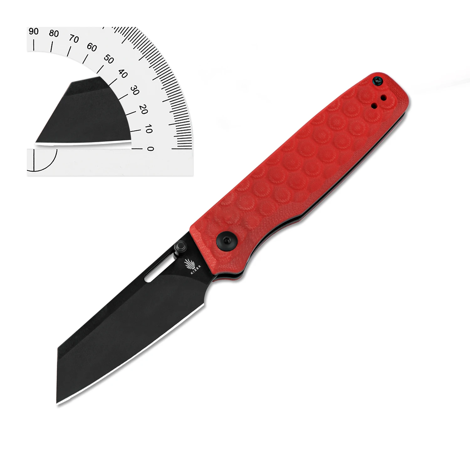 Нож Kizer EDC Survival Knife Task V3641A2 с ручкой G10