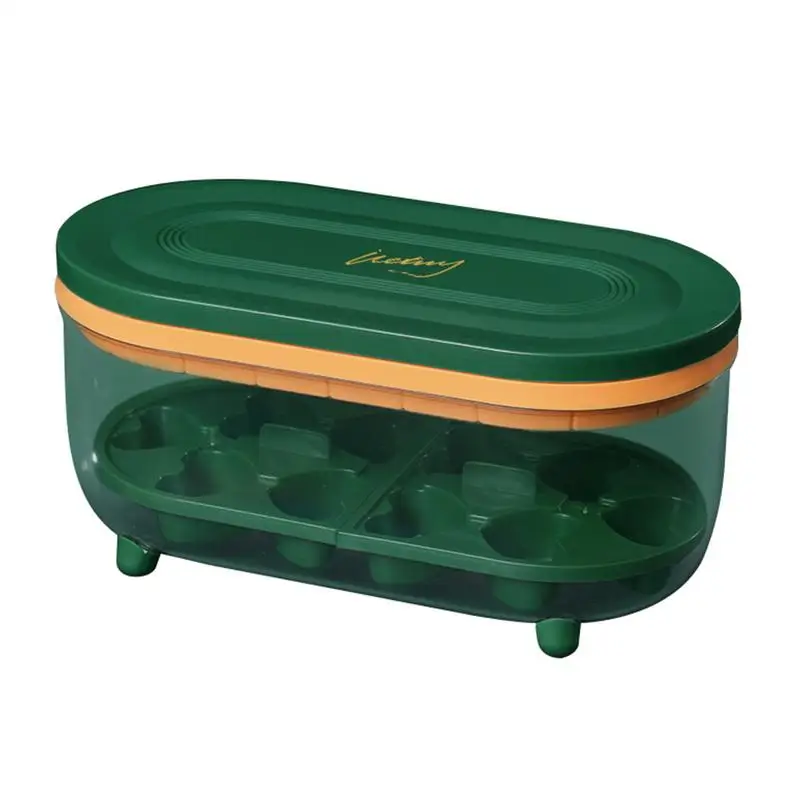 

Ice Cube Trays For Freezer 32-grid Silicone Ice Tray With Storage Bin Ice Cube Trays For Freezer Mini Ice Cube Trays