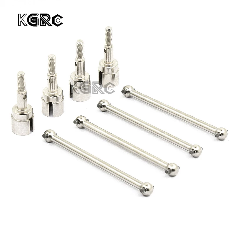 

8pcs Steel Metal Drive Shaft 61mm Dogbones & Stub Wheel Axle 02033+02003 for HSP 1/10 94123 94122