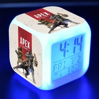 new apex legends game around led alarm clock flash battle royal colorful flash light thermometer fun toys base creative gift