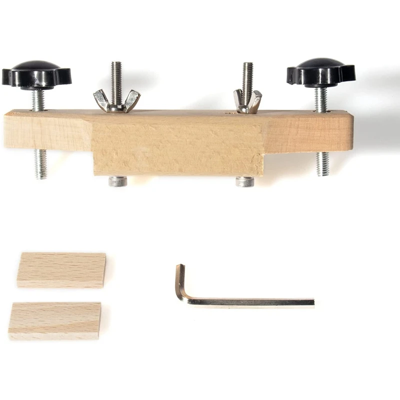 

Luthier Tools Acoustic Guitar Bridge Clamp Set With L Wrench, Professional Guitar Bridge Repair Tool Kit