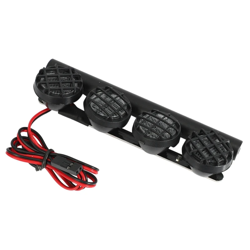 

10X Multi-Function Ultra Bright Lamp LED Light Bar With 4 Spotlights For 1/10 1/8 RC Car HSP TAMIYA CC01 Axial SCX10