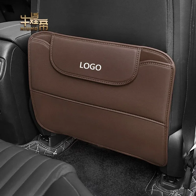 

Кожаные автомобильные противоударные коврики защитный чехол на заднее сиденье автомобиля для Audi защита от грязи с сумкой для хранения карманов коробка аксессуары для интерьера