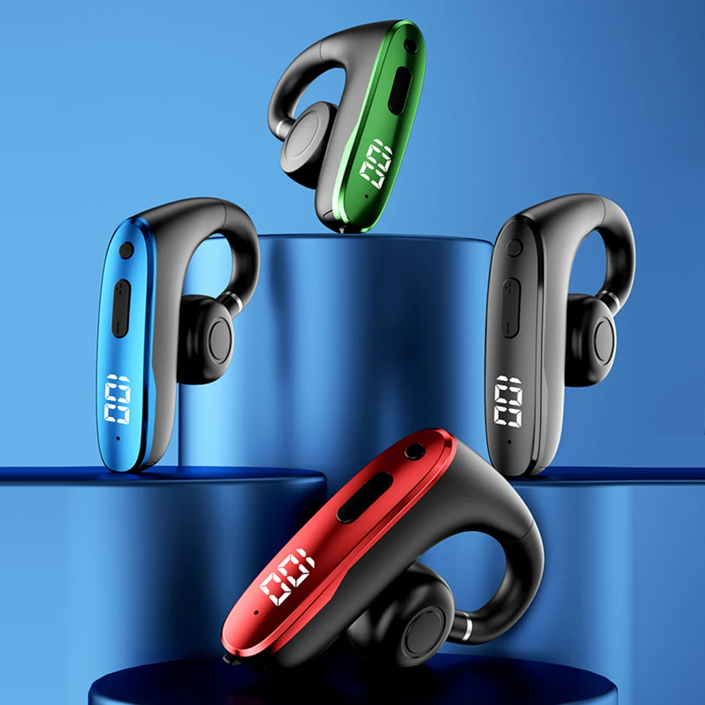 

Digital Bone Conduction Ear Hooks Earbud Waterproof Bluetooth-Compatible Headset Earphone for Outdoor Supplies