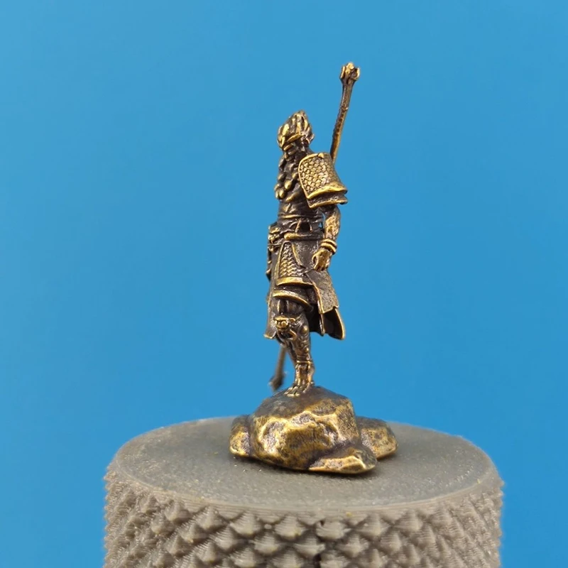 Антикварные миниатюрные фигурки обезьяны Сунь Укун ремесло мини-золотая статуя