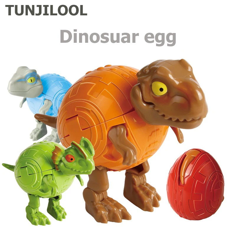

Jurassic Dinosaurs Eggs Transform Toys Deformation Gashapon Action Figure Mecha Robot Dino Balls Children Kids Educational Gifts