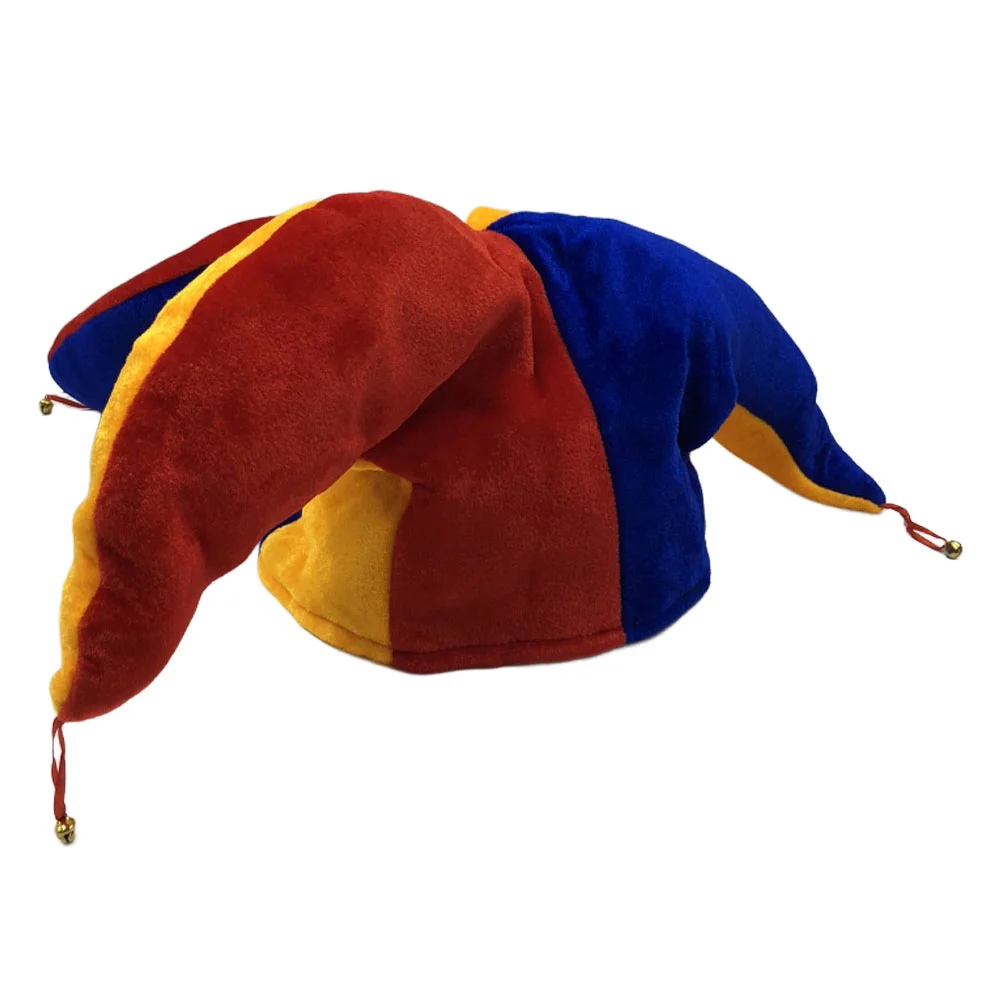 

Caps Cosplay Clown Hat Performance Gold Velvet Prop Party Decorative Creative Adults