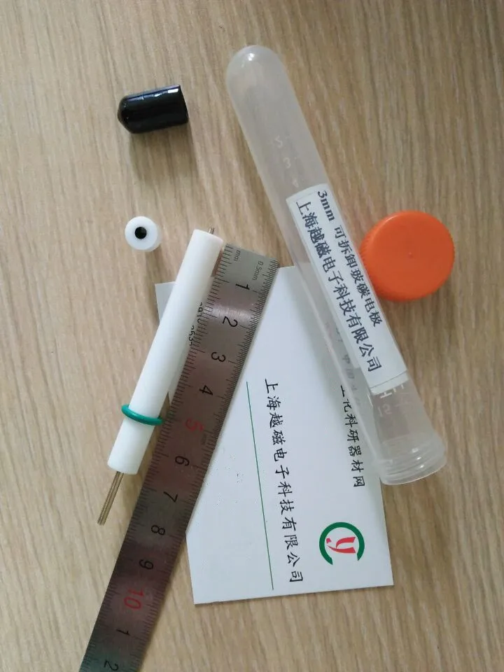 Съемный стеклянный углеродный электрод 3 мм импортный диаметр стержня