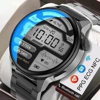 2022 new nfc smart watch men bluetooth call sport gps track watches women heart rate ecg ppg smartwatch for huawei xiaomi apple