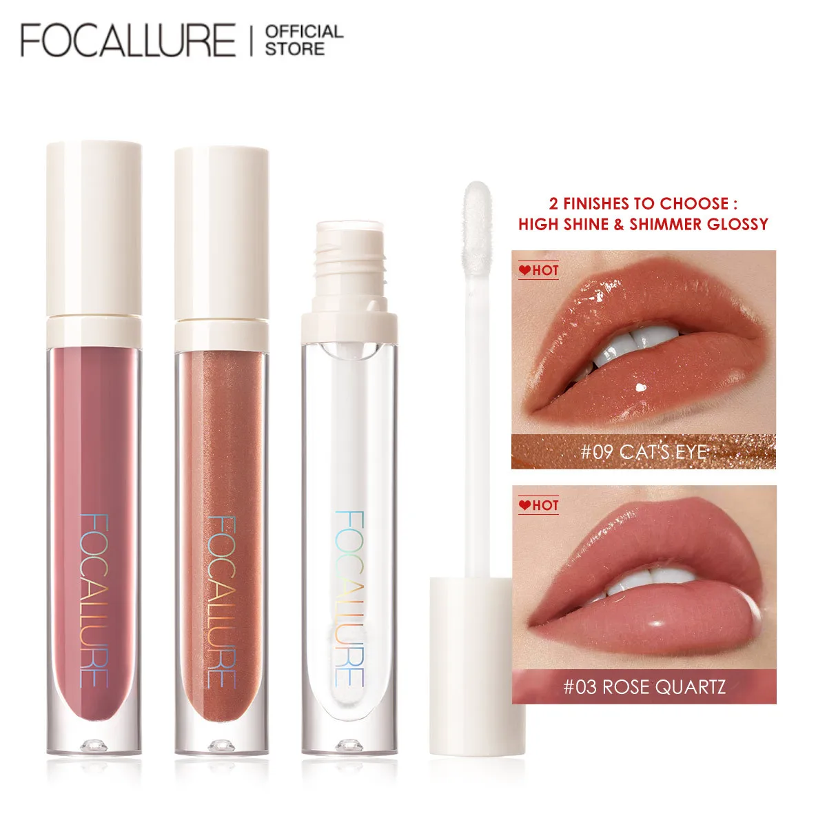 

FOCALLURE 16 Color Liquid Lipstick Matte Lip Gloss Cosmetic Lightweight Lip Glaze Long Lasting Lip Tint Waterproof Lips Makeup