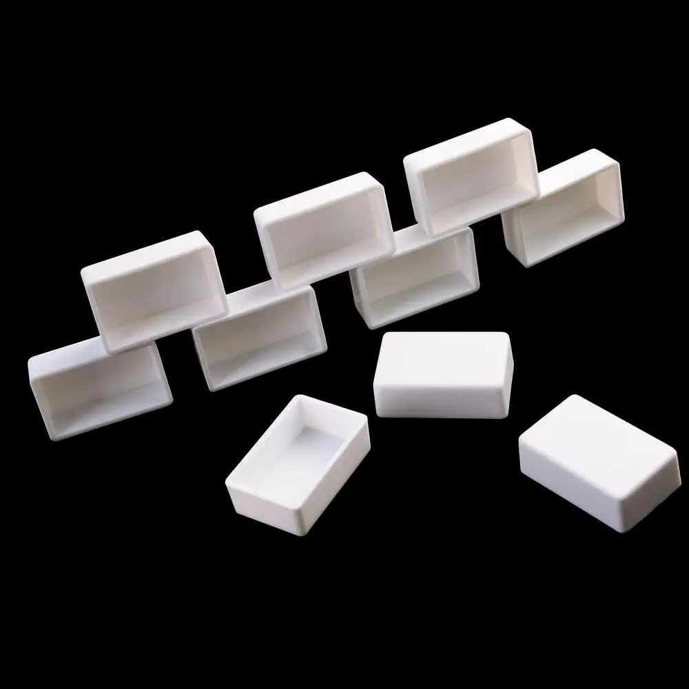 Белые 6/12/24/48 шт. полукастрюли для художников пустые полные кастрюли