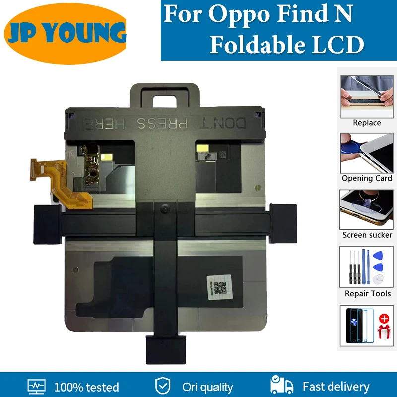 Оригинальный AMOLED Основной экран 7 1 дюйма для Oppo Find N ЖК-дисплей кодирующий