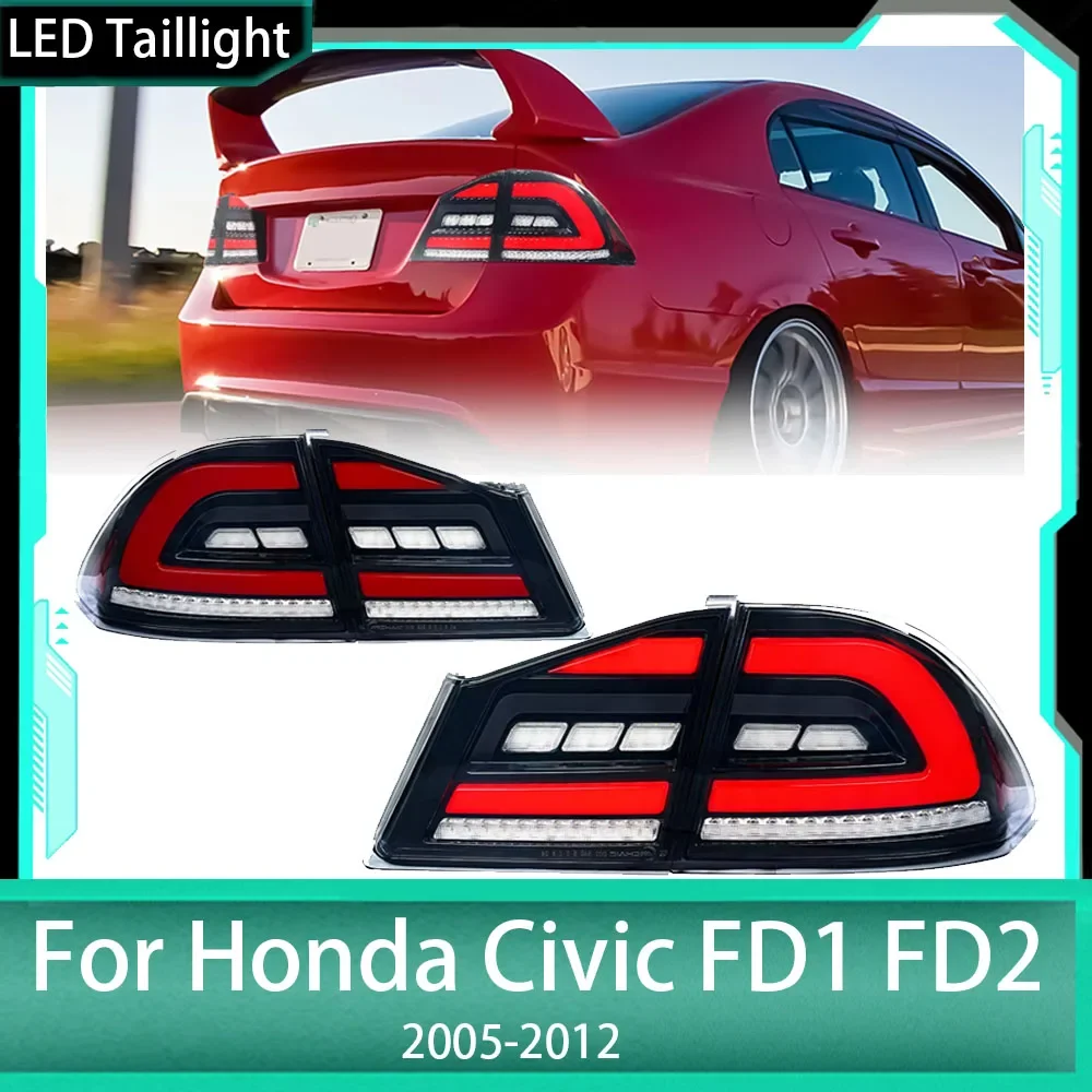 Новые задние фонари для Honda Civic FD1 FD2 Type-R 8-го поколения 2005-2012 автомобильная лампа