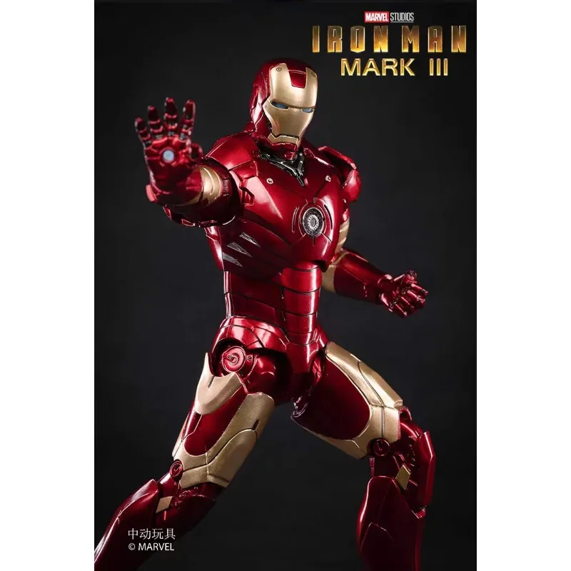 Фото Оригинальная коллекционная фигурка ZD TOYS MARVEL Iron Man MK3, модель для игр и подарков №3