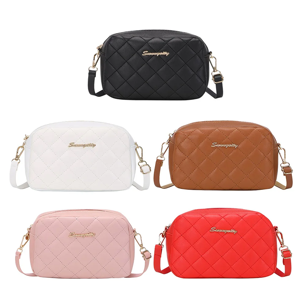 

New Women's Fashion Crossbody Bag Solid Color PU Leather Small Capacity Shoulder Underarm Bag Casual Women Handbags