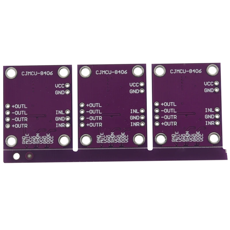 

3Pcs CJMCU-8406 PAM8406 Non-Disturbable Stereo Class D Audio Amplifier Module Development Board