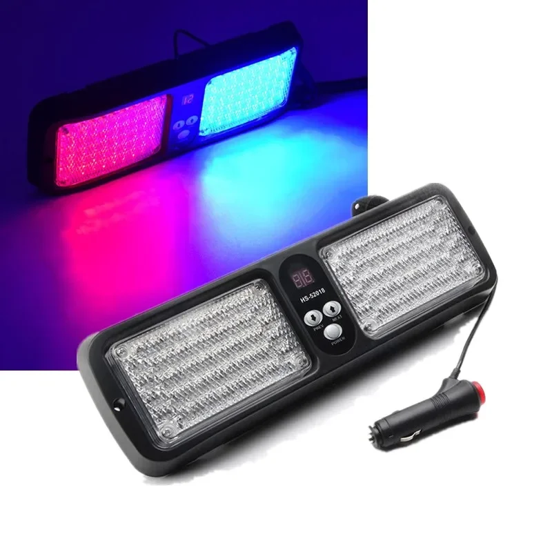 

SMD 86LED стробоскоп, полицейские огни, автомобильный козырек, стробоскоп, мигающий стробоскоп, интерьер автомобиля, лобовое стекло, солнцезащитный козырек, аварийная мигающая фотовспышка