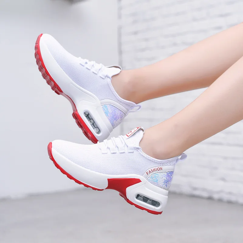 

Women's shoes Dance shoes outer wear fashion ghost step dance shoes women thick-soled summer sneakers women's mesh