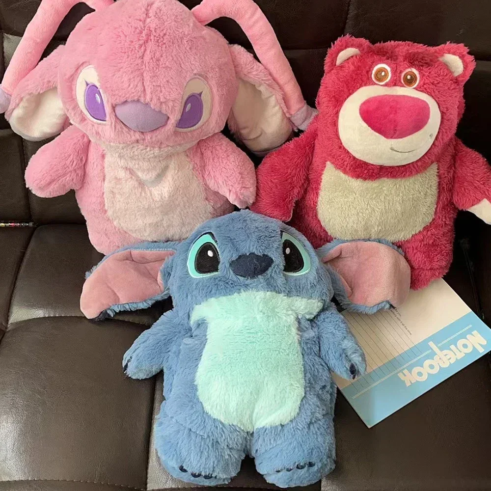 Плюшевая грелка для рук Disney Stitch Angel Lotso Горячая Женская праздничный подарок