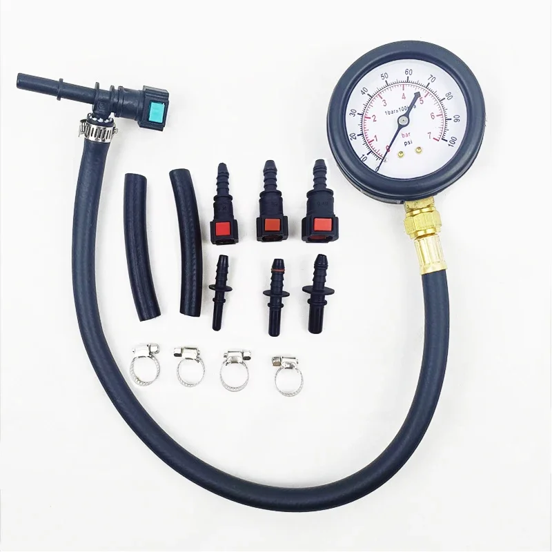 0-100PSI 6 3/7 89/9 49 с клапаном автомобильная топливная система манометр для бензина