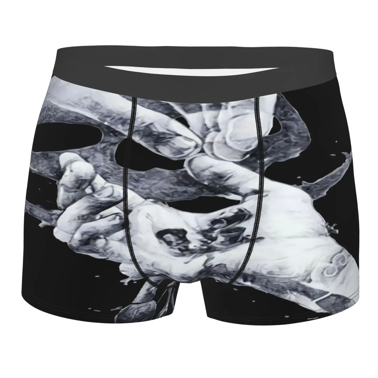 

Sullen Art Collective Ink Caps Schadel Men Underwear Boxer Hombre Boxer For Men Boxer Shorts Black With Support Pouch Teen Boy