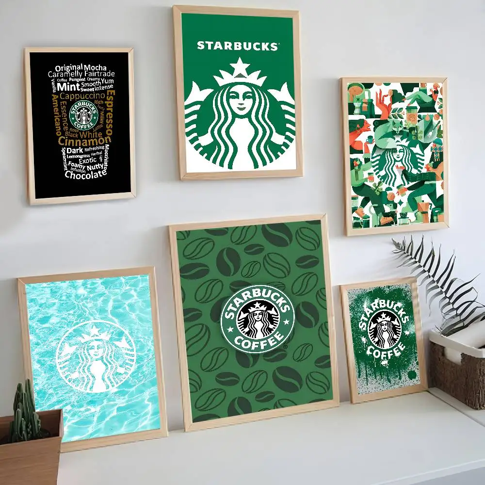 Фото Классические винтажные постеры Starbucks с изображением кофе, HD качество, настенный декор в стиле ретро для дома и комнаты №1