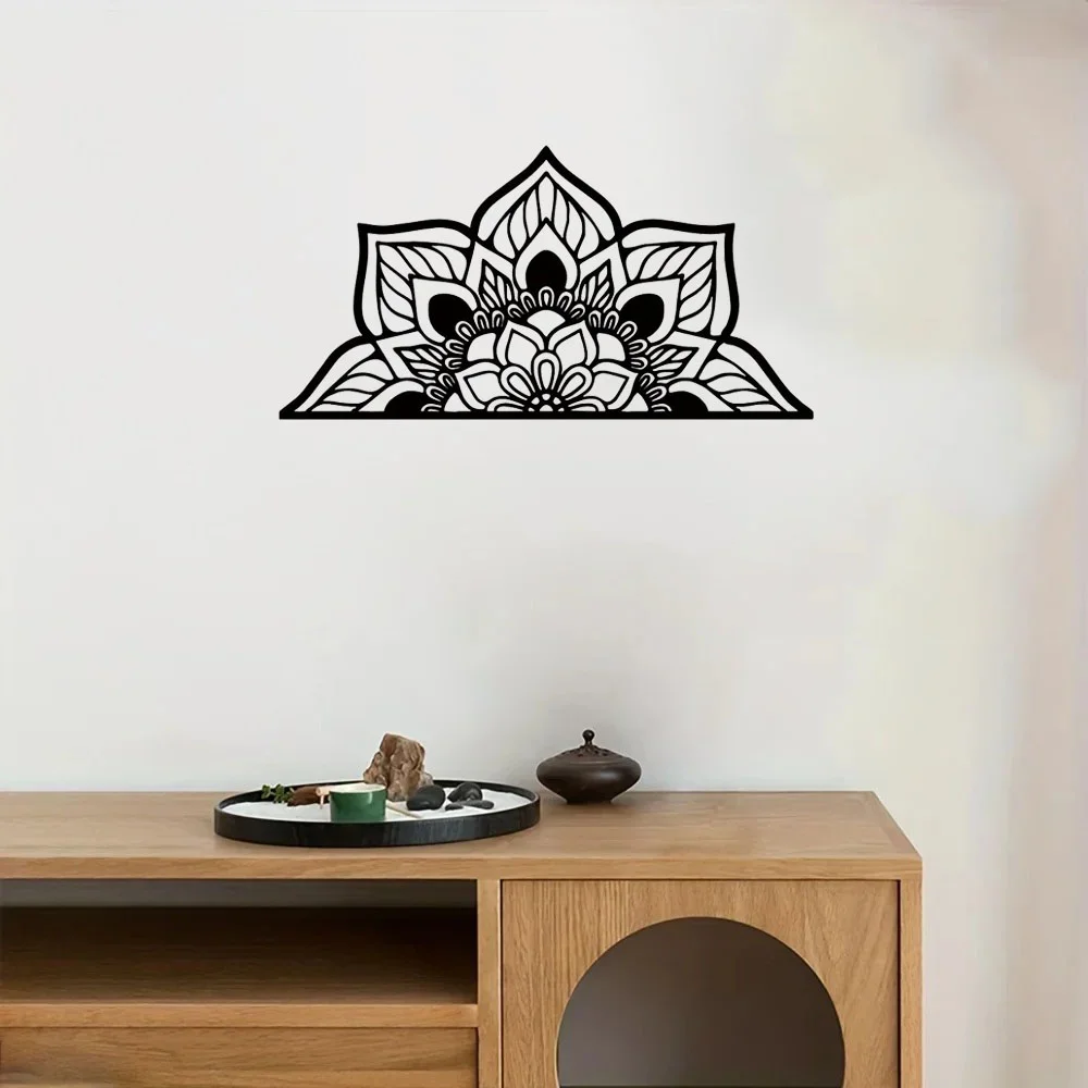 Элегантный Большой Металлический Настенный Декор С Мандалой: Великолепное