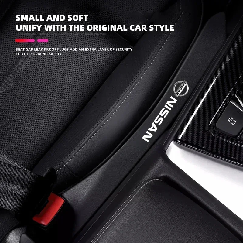 Car Seat Side Filling Strip Gap Interior Decoration Supplies For Nissan Qashqai X-Trail Tiida TIIDA Juke Leaf Altima Patrol