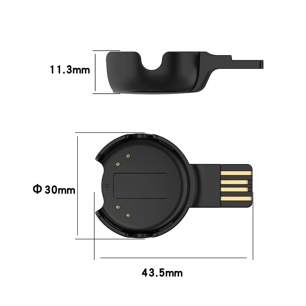 Фото Зарядное устройство для Polar Oh1 Smart, быстрая зарядка, порт Usb2.0, гибкий держатель USB-зарядного устройства для умных часов Polar, зарядное устройство №3