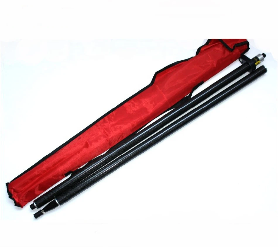 2M 4 Sections  GPS Carbon Pole Telescopic Carbon Fiber Prism GPS Pole for Trimble