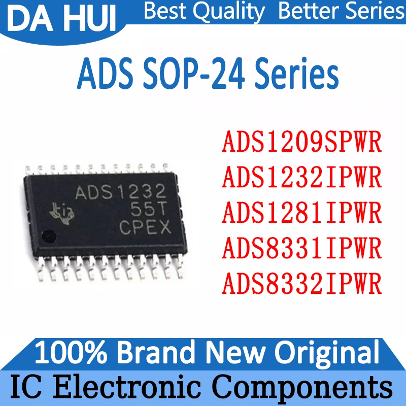 

ADS1209SPWR ADS1232IPWR ADS1281IPWR ADS8331IPWR ADS8332IPWR ADS1209 ADS1232 ADS1281 ADS8331 ADS8332 ADS IC Chip SOP24