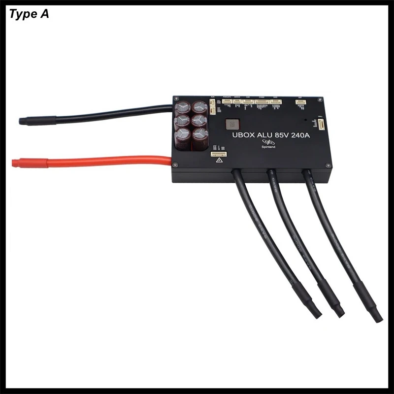 

Алюминиевый контроллер Spintend Single Ubox 85 В 240 А на основе предохранителя Bluetooth VESC, адаптер АЦП с электронным колесом для Escooter Ebike Onewheel