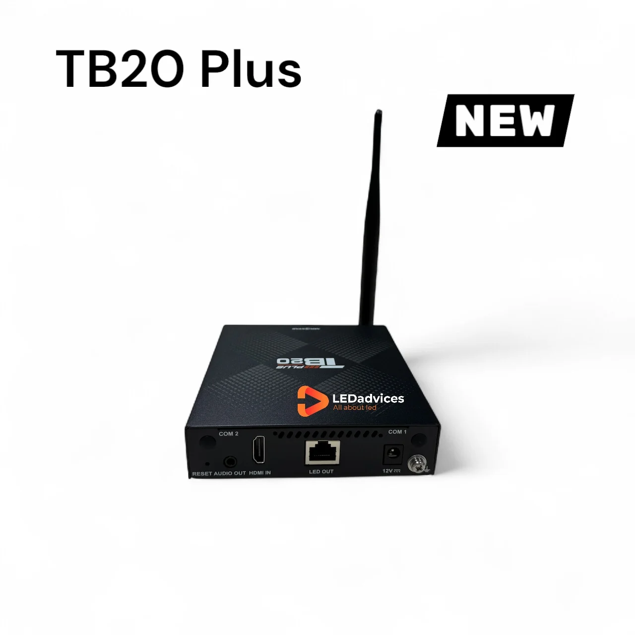 Фото Светодиодный мультимедийный плеер NovaStar TB20 Plus — четырехъядерный ARM, 32 ГБ, воспроизведение 4K, синхронизация HDMI, Wi-Fi + 4G, светодиодный экран с облачным управлением №1